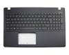 Asus F550LAV Original Tastatur inkl. Topcase IT (italienisch) schwarz/schwarz