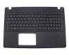 Asus F550VB Original Tastatur inkl. Topcase IT (italienisch) schwarz/schwarz
