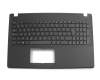 Asus F551CA Original Tastatur inkl. Topcase FR (französisch) schwarz/schwarz