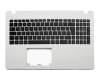 Asus F552CL Original Tastatur inkl. Topcase DE (deutsch) schwarz/weiß
