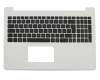 Asus F553SA Original Tastatur inkl. Topcase DE (deutsch) schwarz/weiß