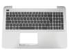 Asus F555LF-XO029H Original Tastatur inkl. Topcase DE (deutsch) schwarz/silber