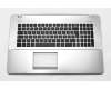 Asus F750LB Original Tastatur inkl. Topcase FR (französisch) schwarz/silber