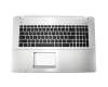Asus F750LN Original Tastatur inkl. Topcase US (englisch) schwarz/silber