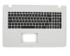 Asus F751LD Original Tastatur inkl. Topcase DE (deutsch) schwarz/weiß