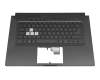 Asus FX516PE Original Tastatur inkl. Topcase DE (deutsch) schwarz/schwarz mit Backlight
