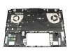Asus FX517ZE Original Tastatur inkl. Topcase US (englisch) schwarz/transparent/schwarz mit Backlight