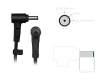 Asus K3504ZA Original Netzteil 65,0 Watt EU Wallplug normale Bauform