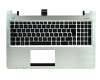 Asus K56CA Original Tastatur inkl. Topcase DE (deutsch) schwarz/silber