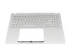 Asus M5606NA Original Tastatur inkl. Topcase DE (deutsch) silber/silber mit Backlight