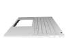 Asus M5606NA Original Tastatur inkl. Topcase DE (deutsch) silber/silber mit Backlight