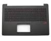 Asus N501JW Original Tastatur inkl. Topcase DE (deutsch) schwarz/schwarz mit Backlight