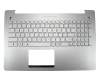 Asus N550LF Original Tastatur inkl. Topcase US (englisch) silber/silber mit Backlight