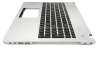 Asus N56VJ Original Tastatur inkl. Topcase US (englisch) schwarz/silber mit Backlight