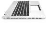 Asus N56VJ Original Tastatur inkl. Topcase US (englisch) schwarz/silber mit Backlight