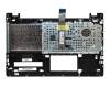 Asus R505CM Original Tastatur inkl. Topcase DE (deutsch) schwarz/silber