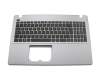 Asus R510CC Original Tastatur inkl. Topcase SP (spanisch) schwarz/grau