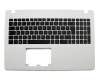 Asus R513CL Original Tastatur inkl. Topcase FR (französisch) schwarz/weiß
