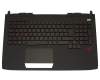 Asus ROG G751JY Original Tastatur inkl. Topcase DE (deutsch) schwarz/schwarz mit Backlight