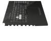 Asus ROG Strix SCAR II GL704GW Original Tastatur inkl. Topcase DE (deutsch) schwarz/schwarz mit Backlight