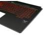 Asus TUF FX705DY Original Tastatur inkl. Topcase DE (deutsch) schwarz/rot/schwarz mit Backlight