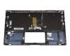 Asus UX433FA Original Tastatur inkl. Topcase DE (deutsch) schwarz/blau mit Backlight