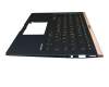 Asus UX433FA Original Tastatur inkl. Topcase RU (russisch) schwarz/blau mit Backlight