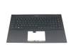 Asus UX535QE Original Tastatur inkl. Topcase DE (deutsch) anthrazit/grau mit Backlight