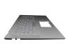 Asus VivoBook 17 F712EA Original Tastatur inkl. Topcase DE (deutsch) silber/silber mit Backlight