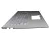 Asus VivoBook 17 F712FA Original Tastatur inkl. Topcase DE (deutsch) silber/silber mit Backlight