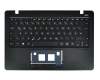 Asus VivoBook F200CA Original Tastatur inkl. Topcase DE (deutsch) schwarz/schwarz