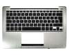 Asus VivoBook F202E Original Tastatur inkl. Topcase GR (griechisch) schwarz/silber