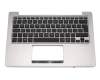 Asus VivoBook Q200E Original Tastatur inkl. Topcase ES (spanisch) schwarz/silber