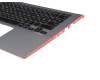 Asus VivoBook S14 S430UF Original Tastatur inkl. Topcase DE (deutsch) schwarz/silber mit Backlight