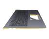 Asus VivoBook S15 X530UN Original Tastatur inkl. Topcase DE (deutsch) schwarz/silber/gelb mit Backlight silber/gelb