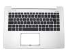 Asus VivoBook S451LN Original Tastatur inkl. Topcase DE (deutsch) schwarz/silber