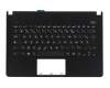 Asus X301A Original Tastatur inkl. Topcase FR (französisch) schwarz/schwarz