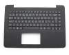 Asus X455LD Original Tastatur inkl. Topcase UK (englisch) schwarz/schwarz