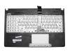 Asus X501A Original Tastatur inkl. Topcase ES (spanisch) schwarz/schwarz