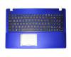 Asus X550VB Original Tastatur inkl. Topcase DE (deutsch) schwarz/blau