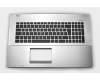 Asus X750JB Original Tastatur inkl. Topcase IT (italienisch) schwarz/silber