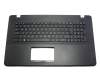 Asus X751LAV Original Tastatur inkl. Topcase SF (schweiz-französisch) schwarz/schwarz