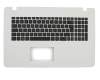Asus X751SA Original Tastatur inkl. Topcase DE (deutsch) schwarz/weiß