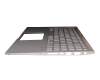 Asus ZenBook 15 UX533FTC Original Tastatur inkl. Topcase SF (schweiz-französisch) silber/silber mit Backlight