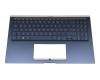 Asus ZenBook 15 UX534FA Original Tastatur inkl. Topcase DE (deutsch) blau/blau mit Backlight