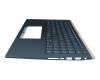 Asus ZenBook 15 UX534FA Original Tastatur inkl. Topcase DE (deutsch) blau/blau mit Backlight