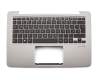 Asus ZenBook UX310UA Original Tastatur inkl. Topcase DE (deutsch) schwarz/grau mit Backlight