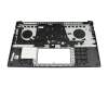 Asus ZenBook X3500PA Original Tastatur inkl. Topcase DE (deutsch) schwarz/blau mit Backlight