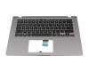 Asus ZenBook X415EA Original Tastatur inkl. Topcase DE (deutsch) schwarz/grau
