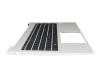 BKFUB03F7KT028 Original HP Tastatur inkl. Topcase DE (deutsch) schwarz/silber mit Backlight und Mouse-Stick